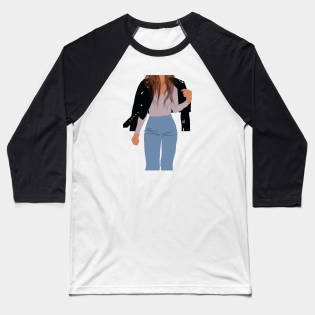 Fashion Girl Baseball T-Shirt by iadesigns